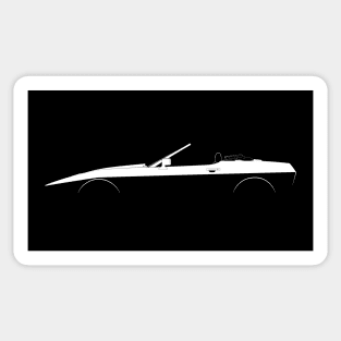 TVR 280i Convertible Silhouette Sticker